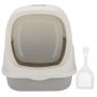 Starry Sky Gray Full Enclosed Cat Litter Box Anti Splashing Toilet
