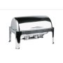 Rectangular Roll Top Silver Chafing Dish