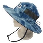 Daiwa Hat With Mesh Blue Water Design