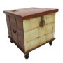 Wooden Pitara Storage Trunk Sotran Dekorativ