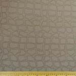Linen Visse Jaquard Embr Checks Grey 13539