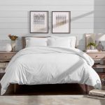 Living Duvet Cover And 2 Pillow Cases Set Queen White
