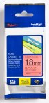 Brother TZ-441 18MM X 8M Black On Red Laminated Tape