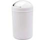 Waste Bin. 5.5L - White Plastic Dustbin White