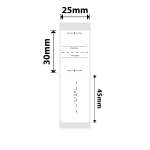 NB259 - - D101 Only - 25X75MM - 90 Eternal Jewellery Tag Labels