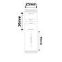 NB259 - - D101 Only - 25X75MM - 90 Eternal Jewellery Tag Labels