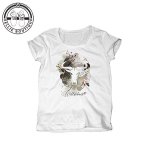 Ladies Splatter Logo Tee - White - 3XL