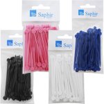 Saphir Unbreakable Pins Assorted Colours 80MM 50 PACK