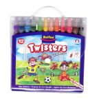 Rolfes Wax Crayons Twistable 12S