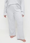 Cotton On Plus Pointelle Rib Pants - Light Grey Marle