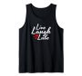 Sarcastic Live Laugh Lube Joke Funny Positive Sex Themed Tank Top