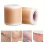 1 Roll Scar Invisible Sticker 4CM 1.5M Silicone Gel Roll Silicone Tape Cover And Fade Scar Skin Color Tone Invisible Sticker Sca