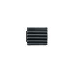 Composable Glam Link Black Shiny Stripes