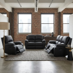 6 Seater Triple Action Recliner Lounge Suite - Grey