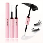 Lash Bond And Seal 2 In 1 Lash Glue And Seal For Eyelash Clusters Strong Fixed Glue Lasting 48-72H Lashes Bond And Seal For
