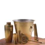 Stylish Five Piece Bar Set Gold