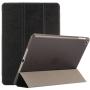 For Ipad 9.7 2018 & Ipad 9.7 Inch 2017 & Ipad Air Silk Texture Horizontal Flip Leather Case With Three-folding Holder Black