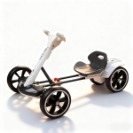 Foldable Children's Electric Four-wheeler Kart