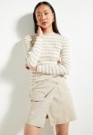 Basic Striped Knitwear Sweater - Stone