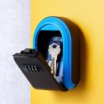 1PC Plastic Key Box Password Lock Key Storage Combination Box Suitable For Apartments Office Factories