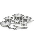 Smte Stainless Steel Cookware Set - 15 Piece