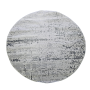 160 X 160CM Round Turkey Shades Of Grey Machine Made Rug