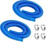 1.25 Inch Pool Pump Replacement Hose Set With Clamps 41 Inch