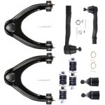 8PC K90450 K90451 K9802 K90123 ES3331 ES3332 Suspension Front Upper Control Arm Ball Joint Tie Rod End For Honda Civic 1996 1997