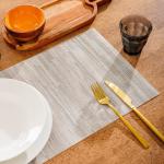 Placemats Ripple Grey 6 Pack