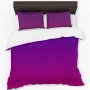 Purple Ombre Duvet Cover Set Double