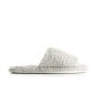 Donnay Plus Size Boucle Band Slipper- Soft Grey