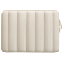 Minimalist Water-resistant Laptop Sleeve For 15.6 Inch Laptop - Beige