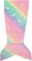Mermaid Tail Blanket-soft Flannel Wearable Blanket For Teenagers - Black