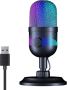 Rgb USB Condenser Microphone For Recording Gaming Podcasts