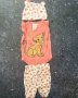 Disney Lion King Pink Baby Grow Pants And Beanie Newborn