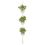 Cotton Rope Hanging Planter Basket