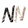 Chain Print Neck/hair Accessory Scarf- 2 Pieces