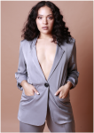 Tyra Soft Suit Jacket - Grey - XS