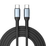 2M 100W Pd Fast Charge Type-c Male To Male Data Sync Charging Braided Cable Length: