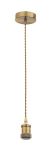 Bright Star Lighting - Single Cord Metal Pendant In Blister Pack