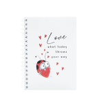 Love Bug Stationery Collection Assorted - A6 Spiral Notebook