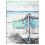 Vintage Boat Painting Wall Art Canvas 900 X 1200