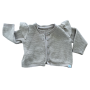 1-3M Beige & Gold Cardigan With Frill Shoulders - Woolworths