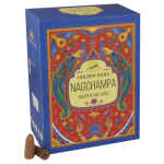 Nag Champa Backflow Incense Dhoop Cones Bulk Pack 12 Boxes 120 Cones Total - Premium Cascading Down-smoke Cones For Ornamental F