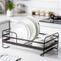 Fine Living Iris Dish Rack Black Carbon