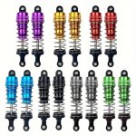 2PCS Aluminum Metal Front And Rear Shock Absorber For 1 14 Wltoy 144001 1316 Rc Car Crawler Short Course Truck Upgrad Parts