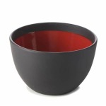 Revol Bowl Solid Serving Black red 13CM 55CL