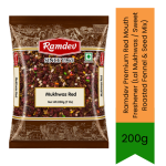 Premium Red Mouth Freshener Lal Mukhwas Sweet Roasted Fennel & Seed Mix 200G - Crunchy Refreshing Indian Digestive Snack Perfe