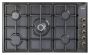 ELBA Elio 90CM Black 5 Burner Gas On Glass Hob - 02/ELIO95GMATIK