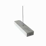 SN029G Pv Mounting Concrete Anchor For Slab With Threaded ROD.62X15X8 Cm. Rod Length 45CM